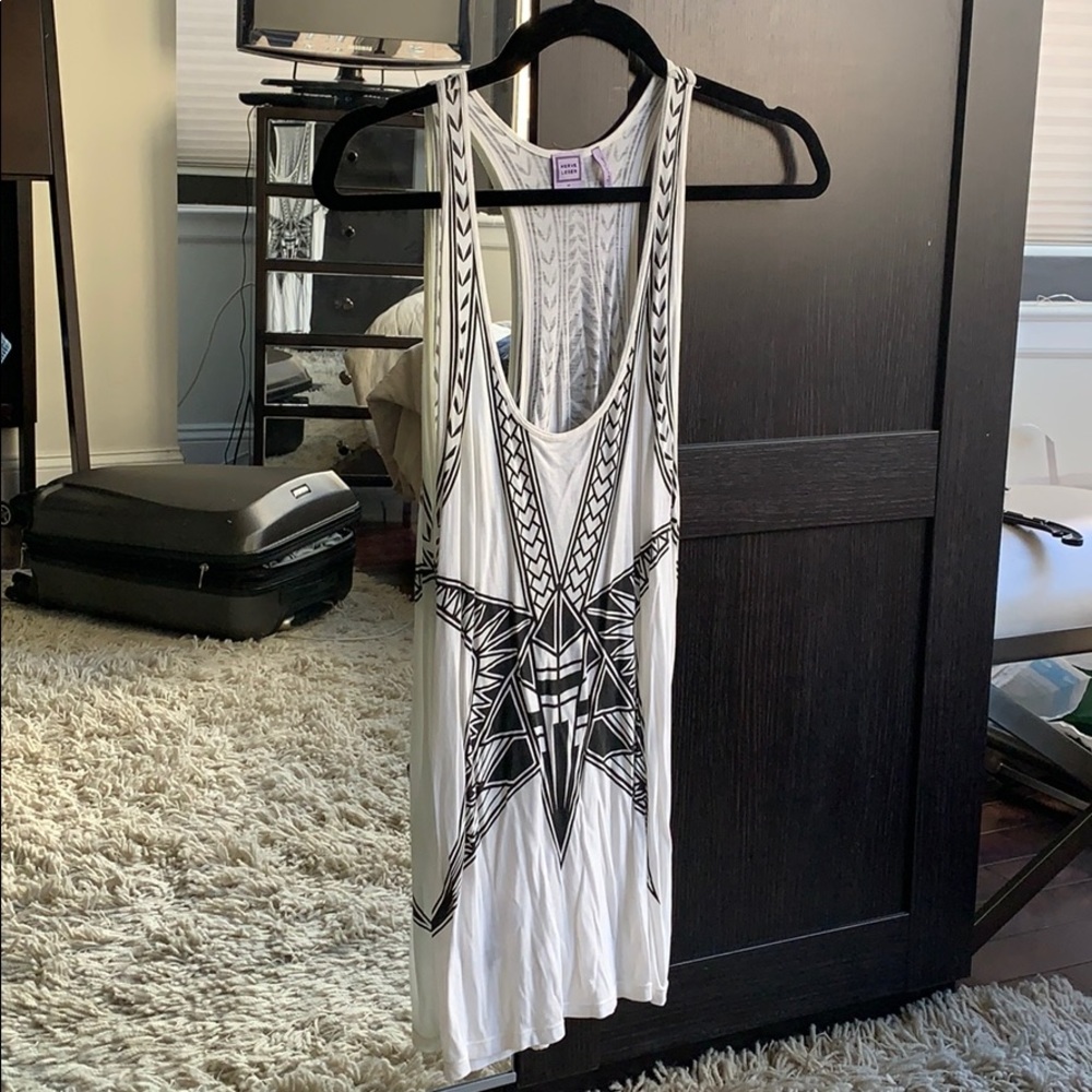 Hervé Leger Black/White tank top